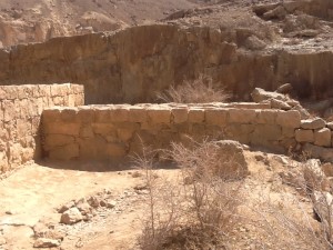 Nabatean reservoir at Metsad Nekarot.