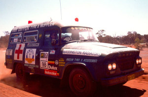 Ian Diffen's converted ambulance.