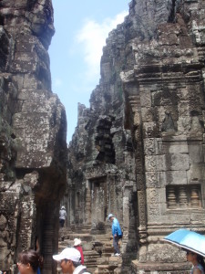 So much of the temple is crumbling.