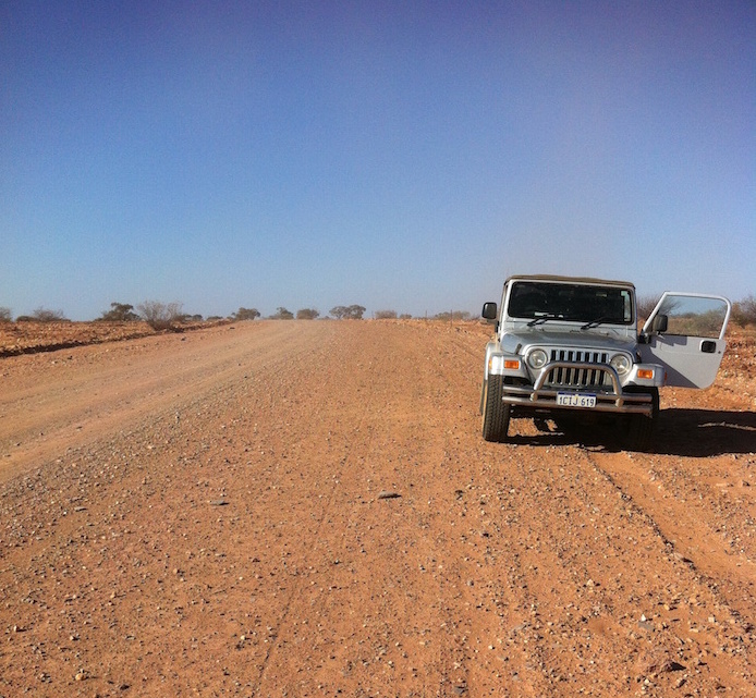 Mike's Wrangler.