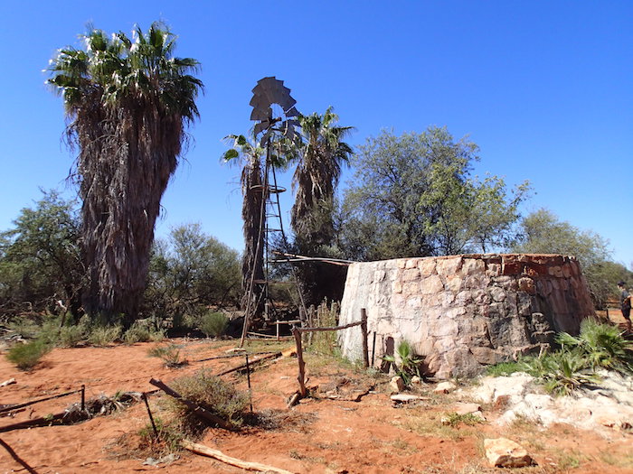 Stone tank still has hydro integrity.