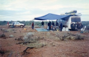 Camp Pinegrove in the morning.