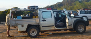 Kim and his Rodeo at Emu Rock.