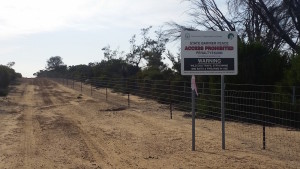 State Barrier Fence.