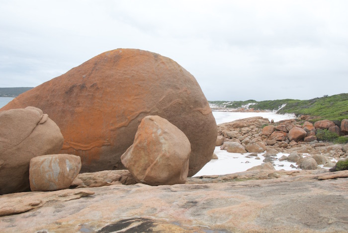 At Lucky Bay.