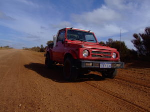 Cliff's Maruti Gypsy King.