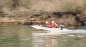 This speed at which the boats left Hume Weir was not to be maintained.