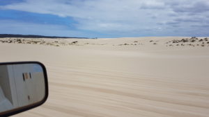 Crossing Yeagarup Dunes.