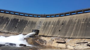 The scouring of Wellington Dam is mainly to keep the river below it healthy.