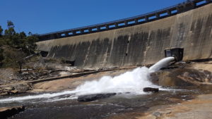 The scouring of Wellington Dam is mainly to keep the river below it healthy.