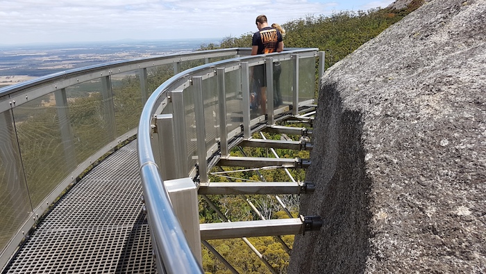 End of the Granite Skywalk.