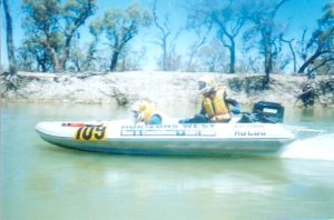 John and Stephen in Chowila Creek.