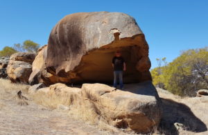 At Shark Mouth Rock, Kellerberrin. More like a dolphin.