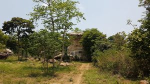 Interesting shaped rocks at Nam Phong National Park.