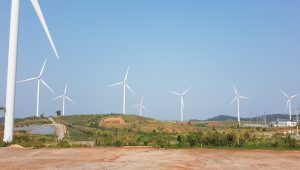 Windfarm at Thung Samo near Khao Kho.