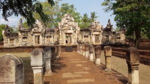 Sadok Kok Thom is an ancient Kmer temple.