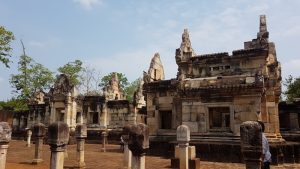 Khmer style temple.