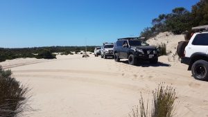 At the start of the Quarrum Dunes.