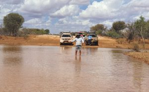 Alan at Byro-Beringarra Road Crossing.