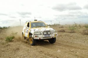 Racing at windfarm