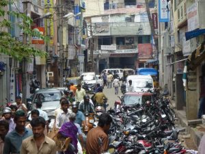 The motorparts precinct in Bangalore.