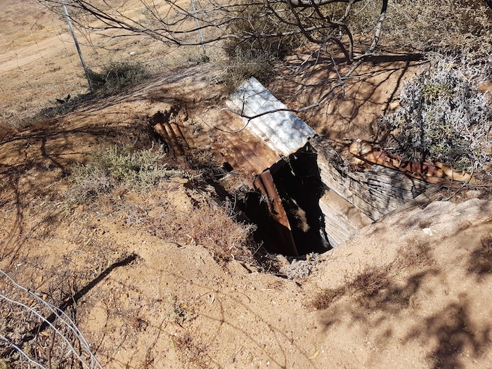 The Duladgin Well is in poor condition. It was built around 1900.