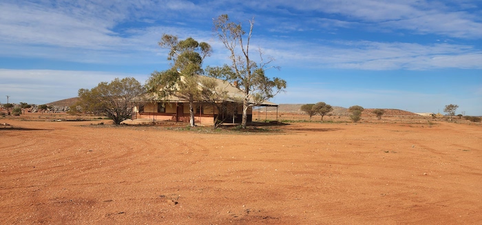 Another abandoned building. Used for many years by mining companies but now empty.